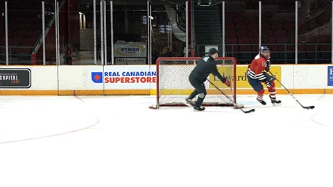Behind the Net and Out With Pressure