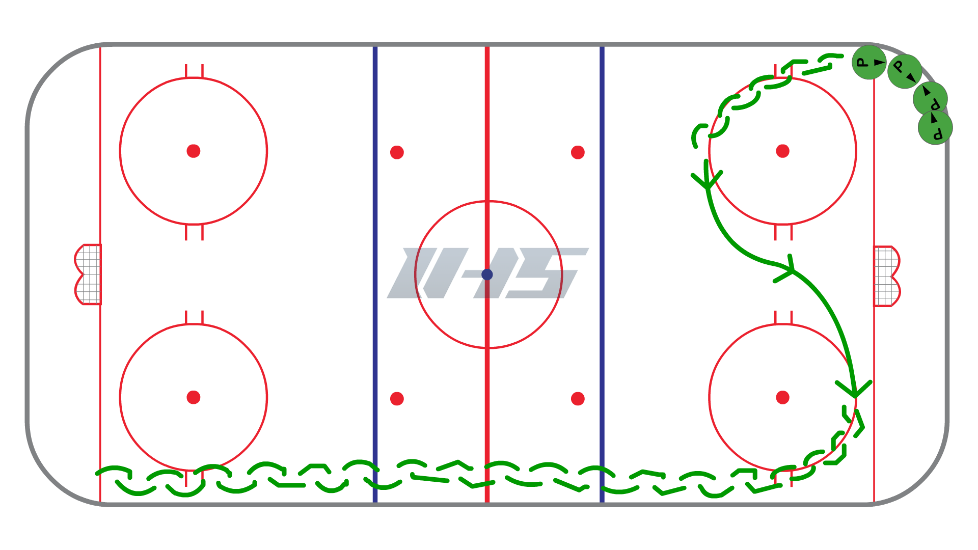 Full Ice Overspeed Transitions