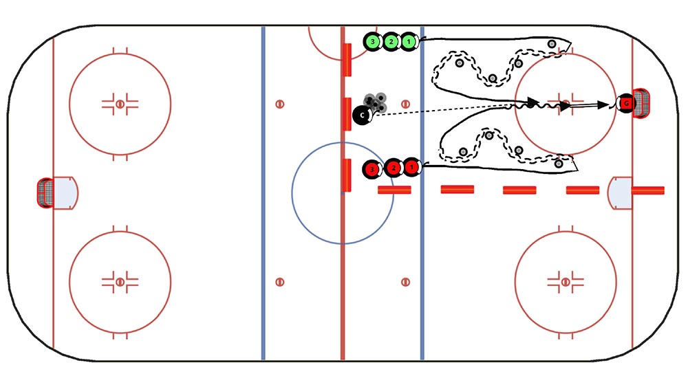 Quarter Ice Puck Race #4