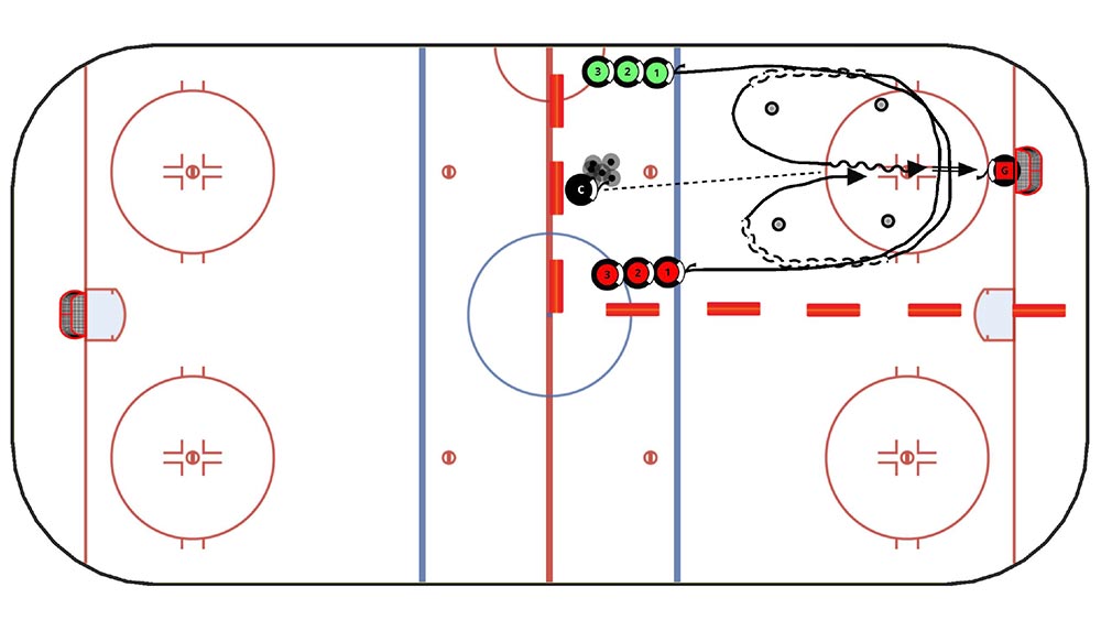 Quarter Ice Puck Race #5